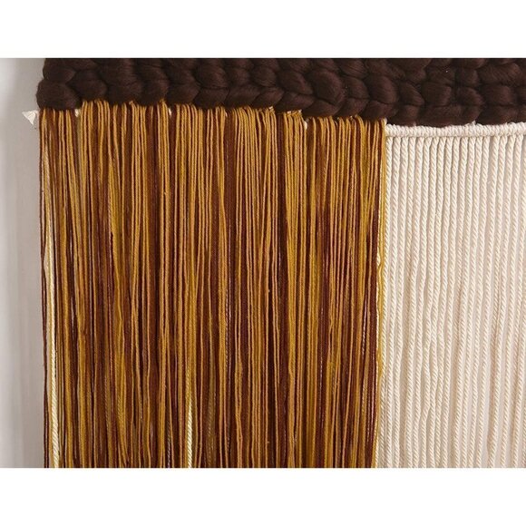 𝅺🆕 Macrame Wall Home Decor Boho Woven Art Bohemian Chic Large Tapestry NWT👑 - Picture 5 of 8